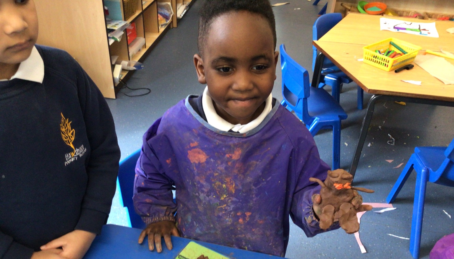 Using clay