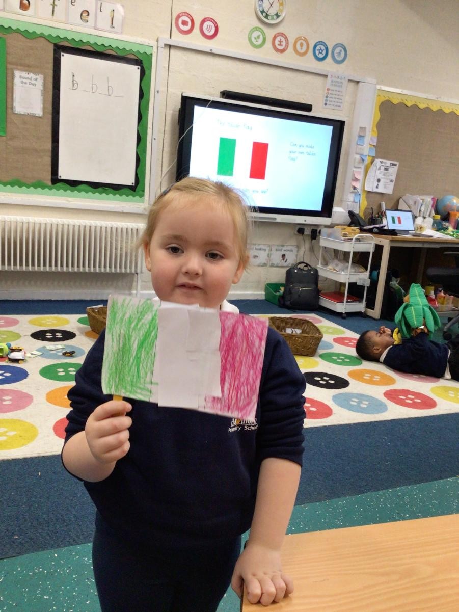 What a lovely  Italian flag!