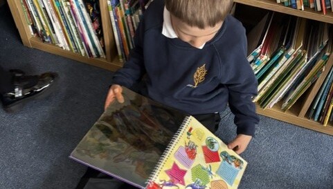 Reading books