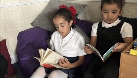 Reading books