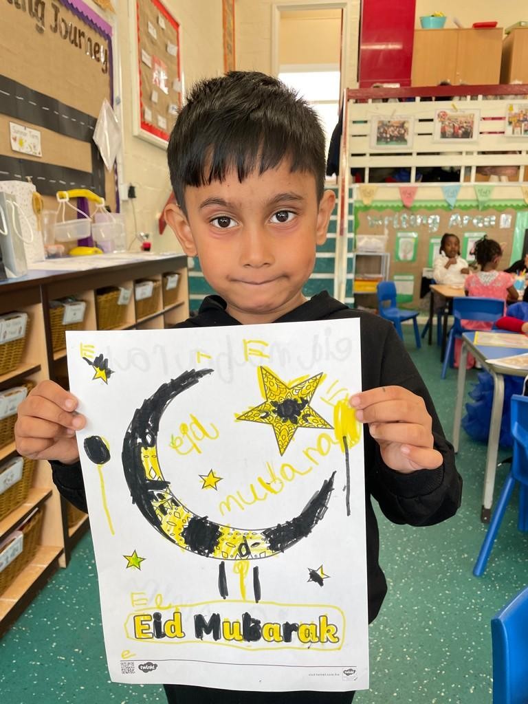 Eid celebrations in Reception