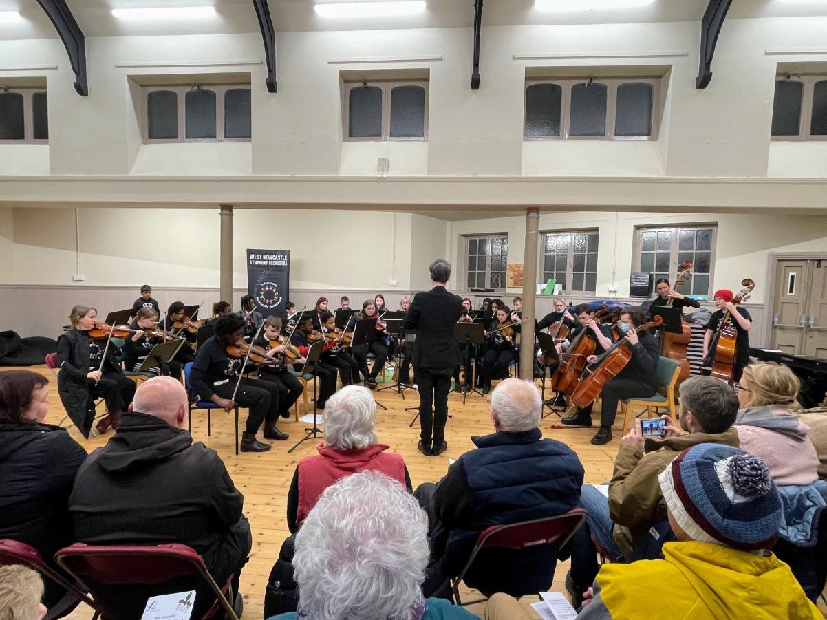 Performing a Winter Concert at St Matthews Church Hall - Dec 2022