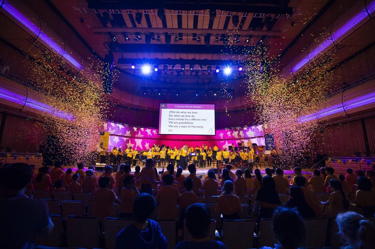 Performing at In Harmony 10th Birthday Festival at Sage Gateshead - June 2022