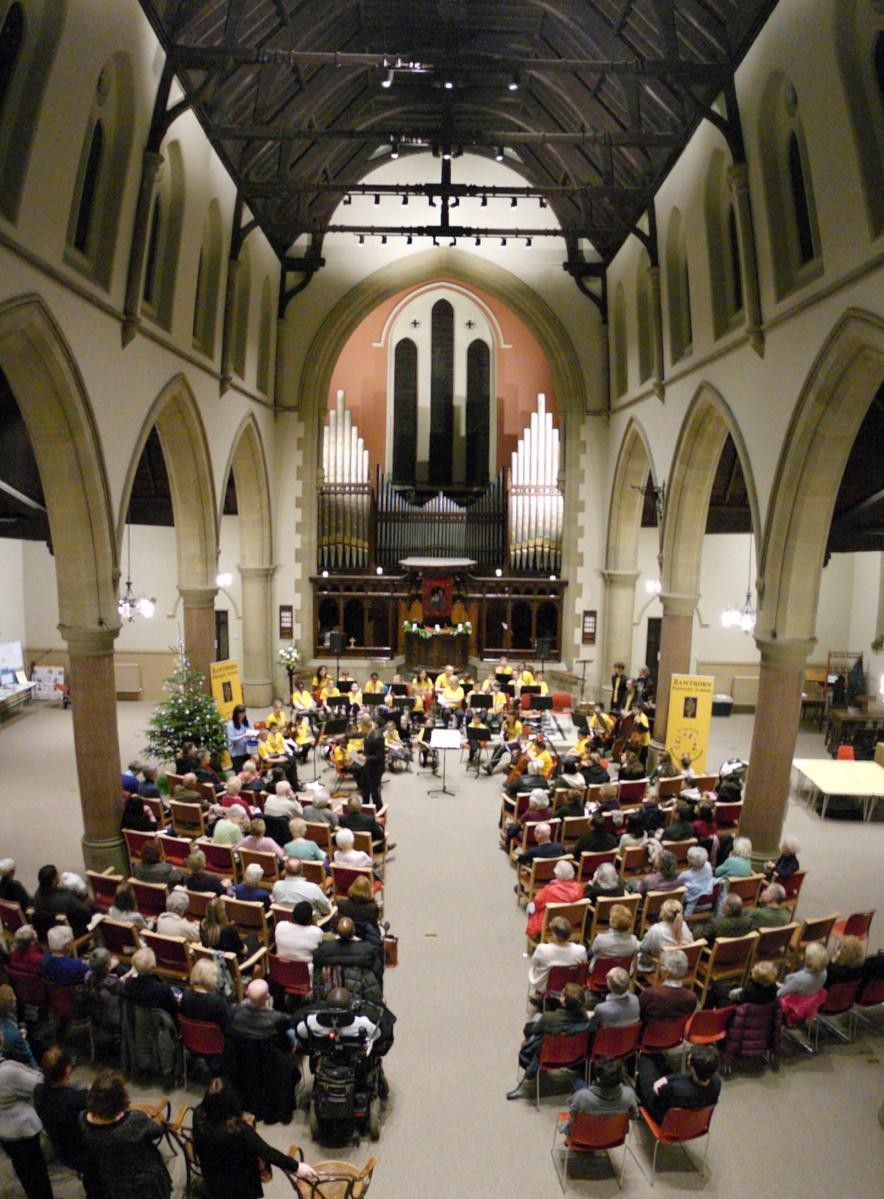 We performed our Christmas Fundraiser concert in the beautiful venue that is Jesmond URC - December 2015