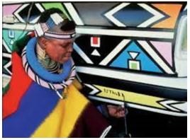 Year 2 studied Esther Mahlangu