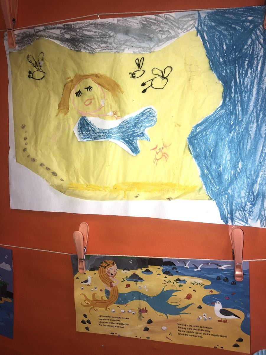 This is The Singing Mermaid, I used the picture to help me. 