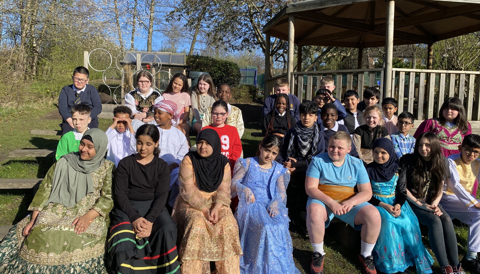 We performed and shared our learning with our parents. 