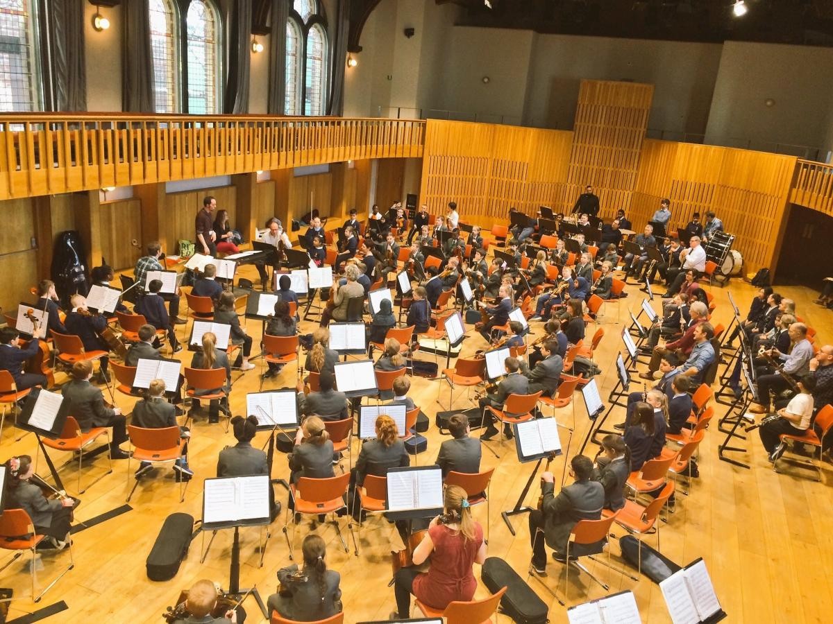 Some of our young musicians joined forces with In Harmony Opera North for a workshop with the Orchestra of Opera North - March 2017