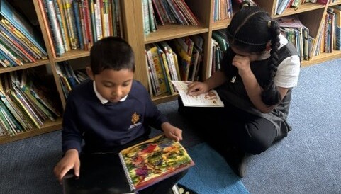 Reading books
