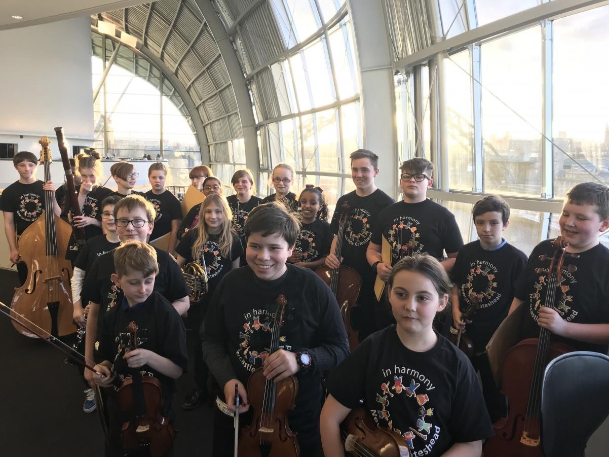 We performed at Sage Gateshead as part of the regional festival for Music 4 Youth - March 2018