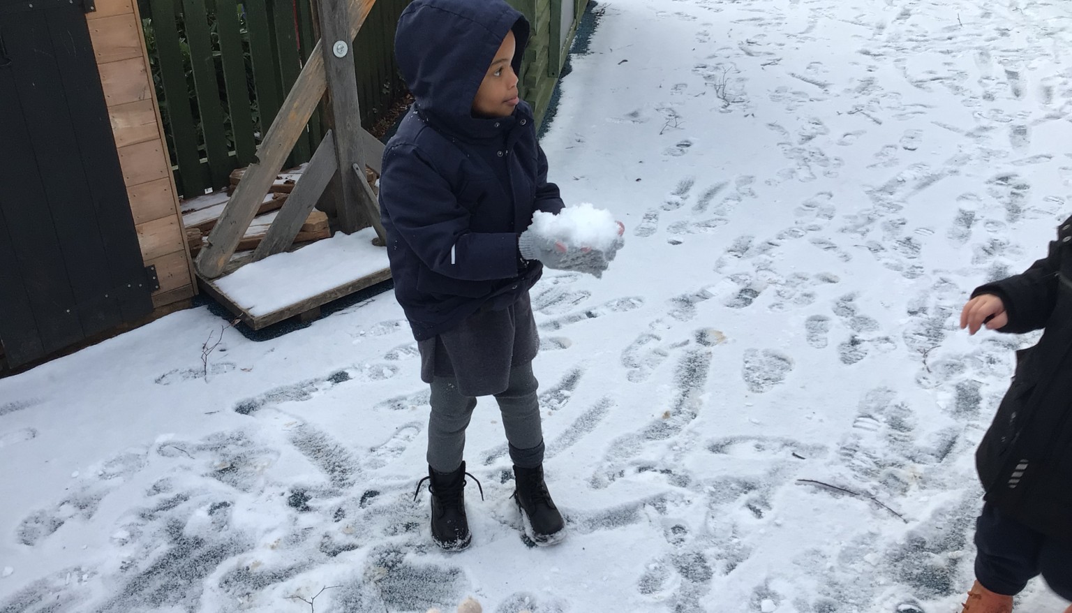 I have a big snowball!