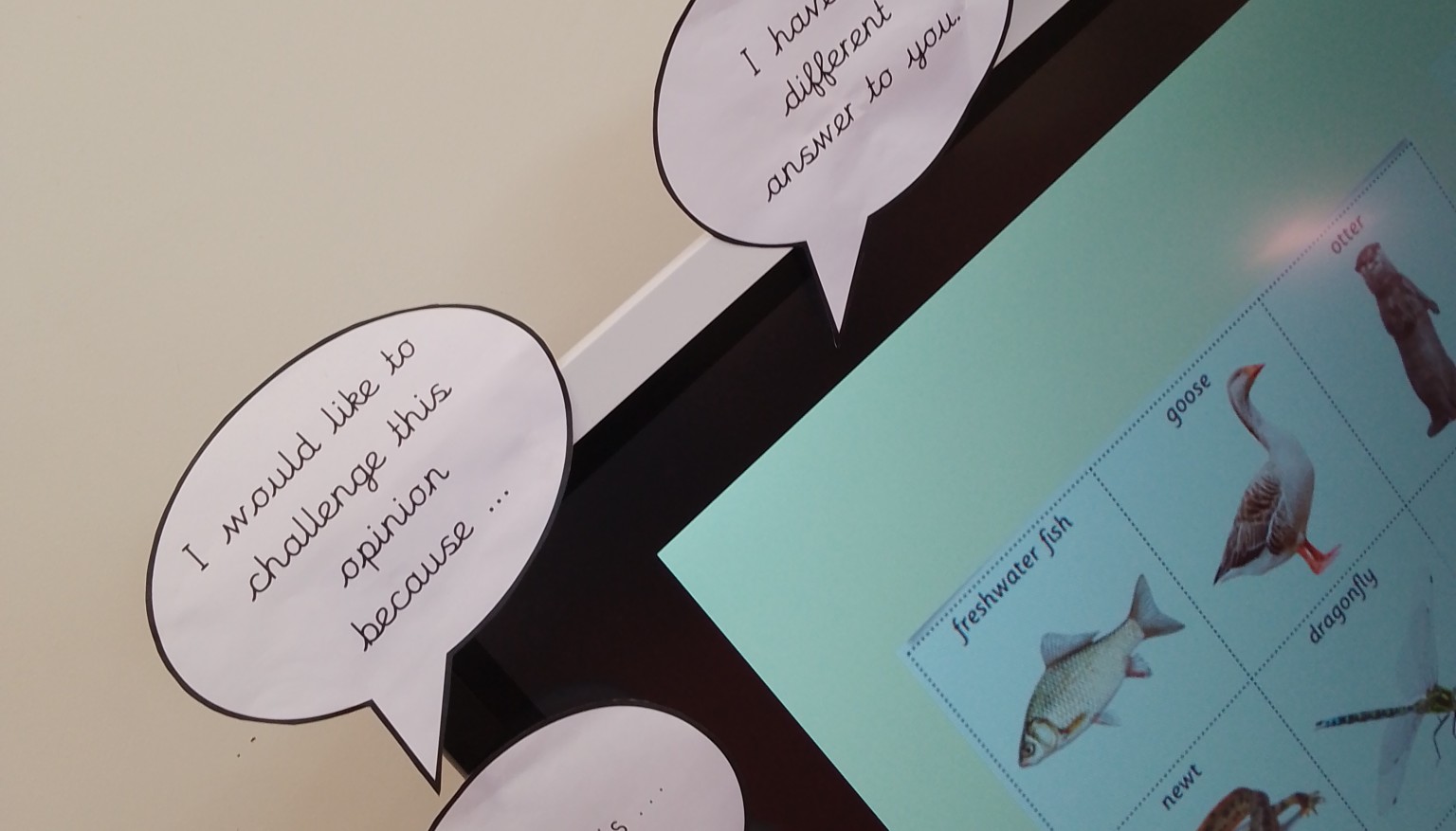 These help remind children of their targets. 