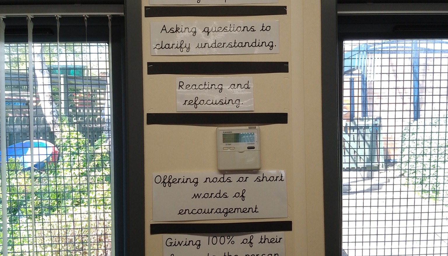 These help remind children of their targets. 