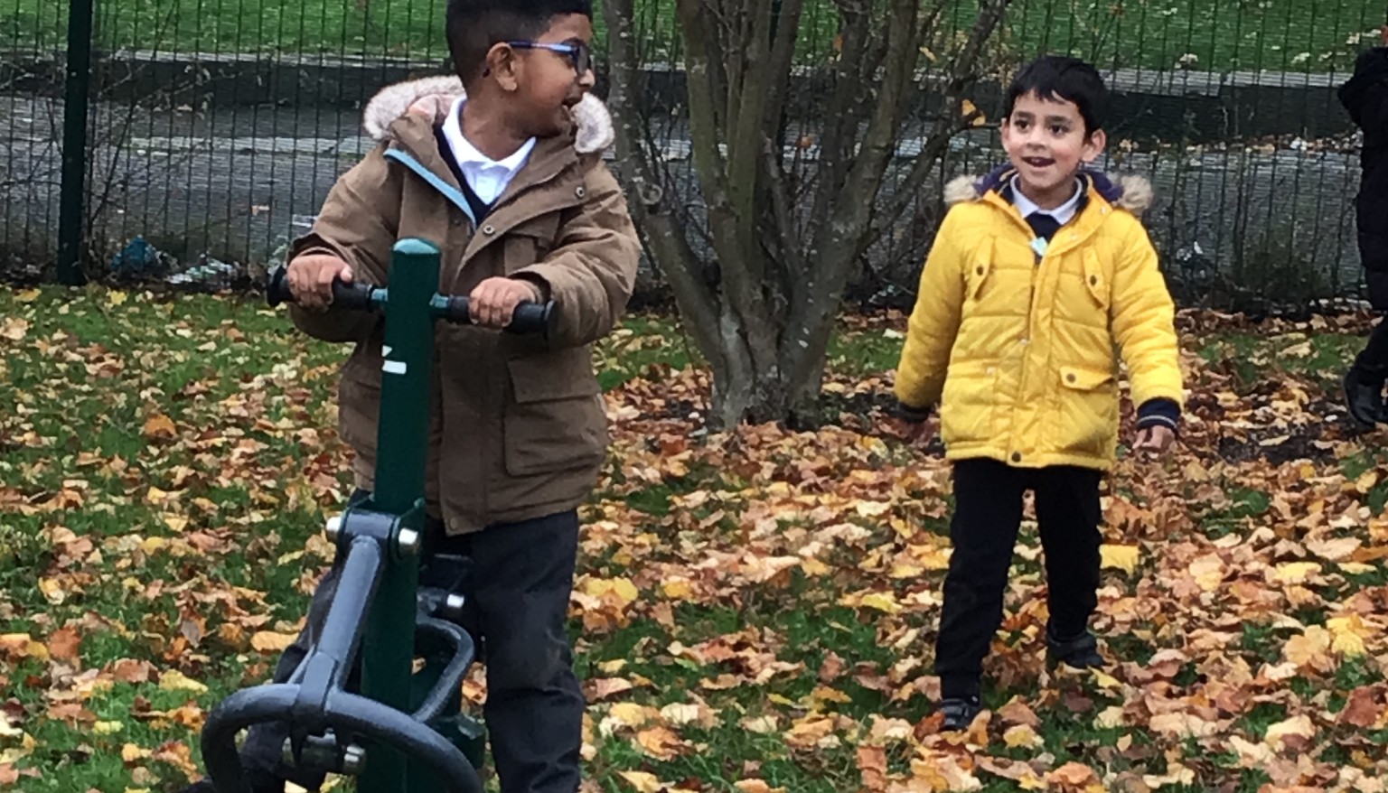 Waiting for my turn.