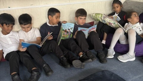 Reading books