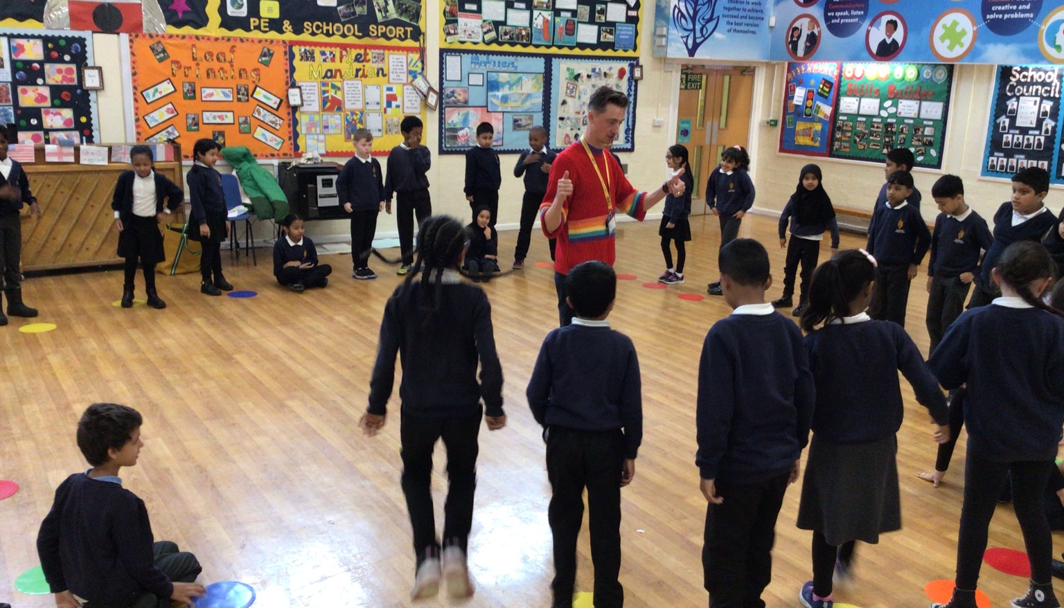 Working together to develop the script 