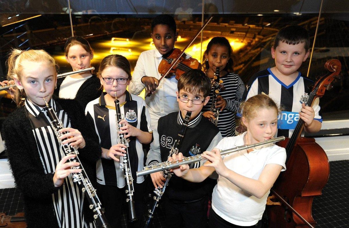 Eight of our young musicians performed alongside Royal Northern Sinfonia at St James' Park, as part of  'We, The Crowd' - November 2016