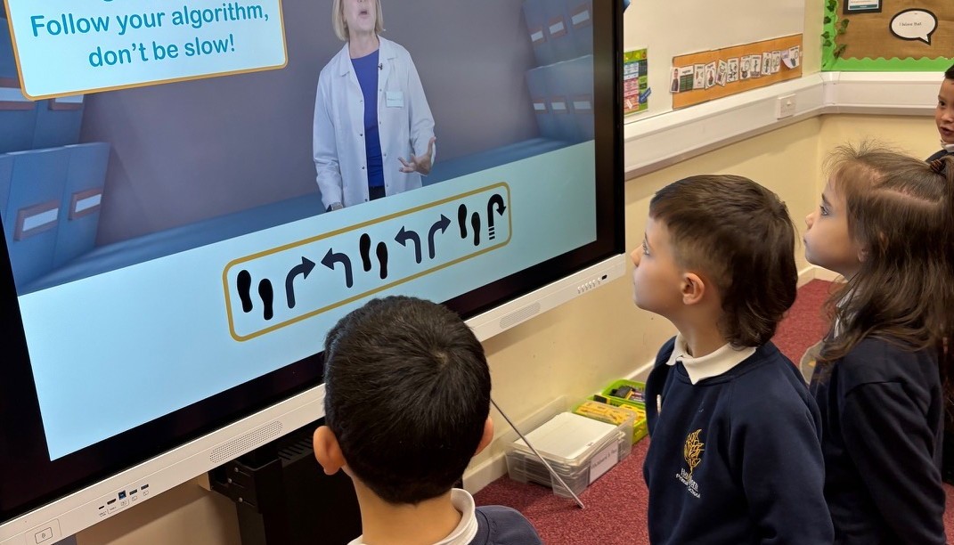 Looking at an algorithm.