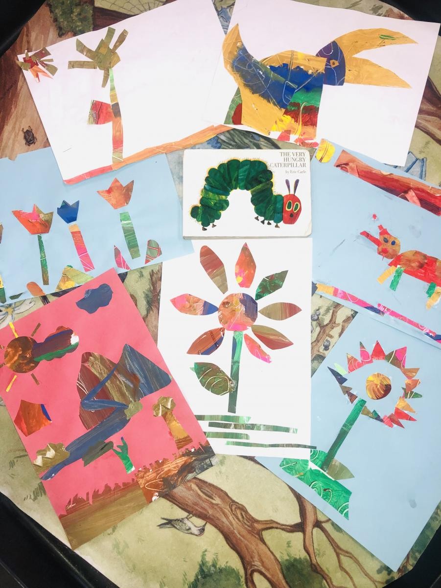 Getting creative like Eric Carle 