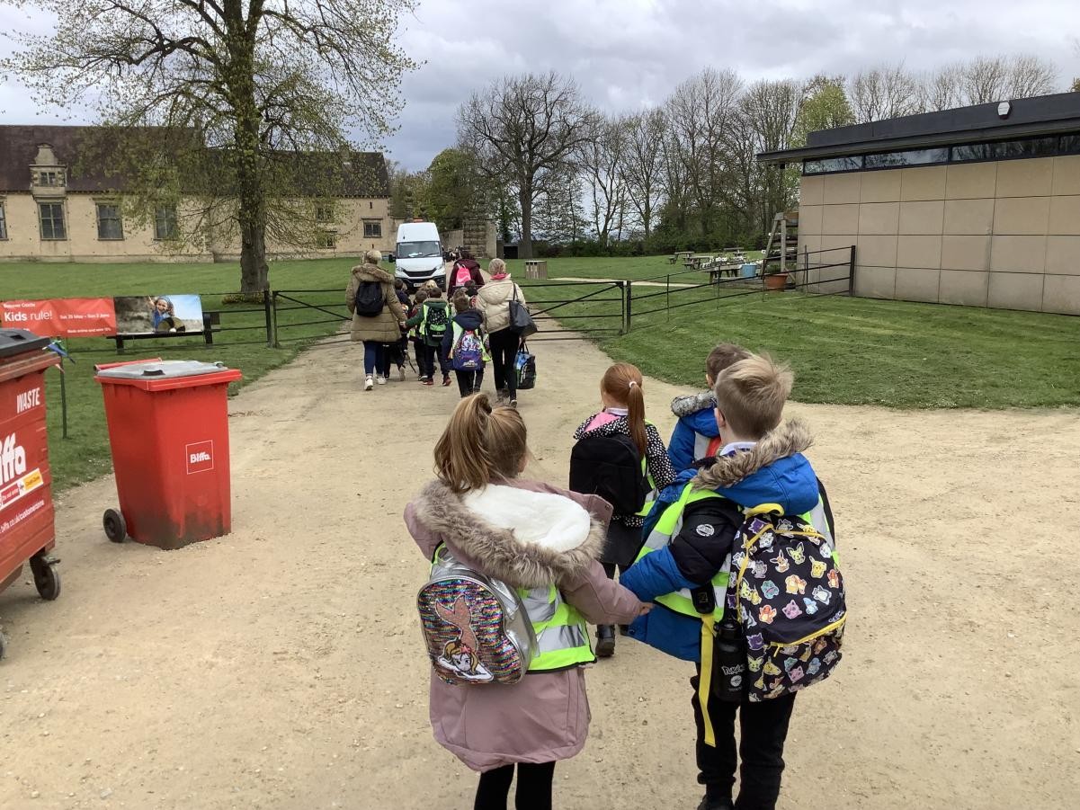 Arriving at Bolsover Castle