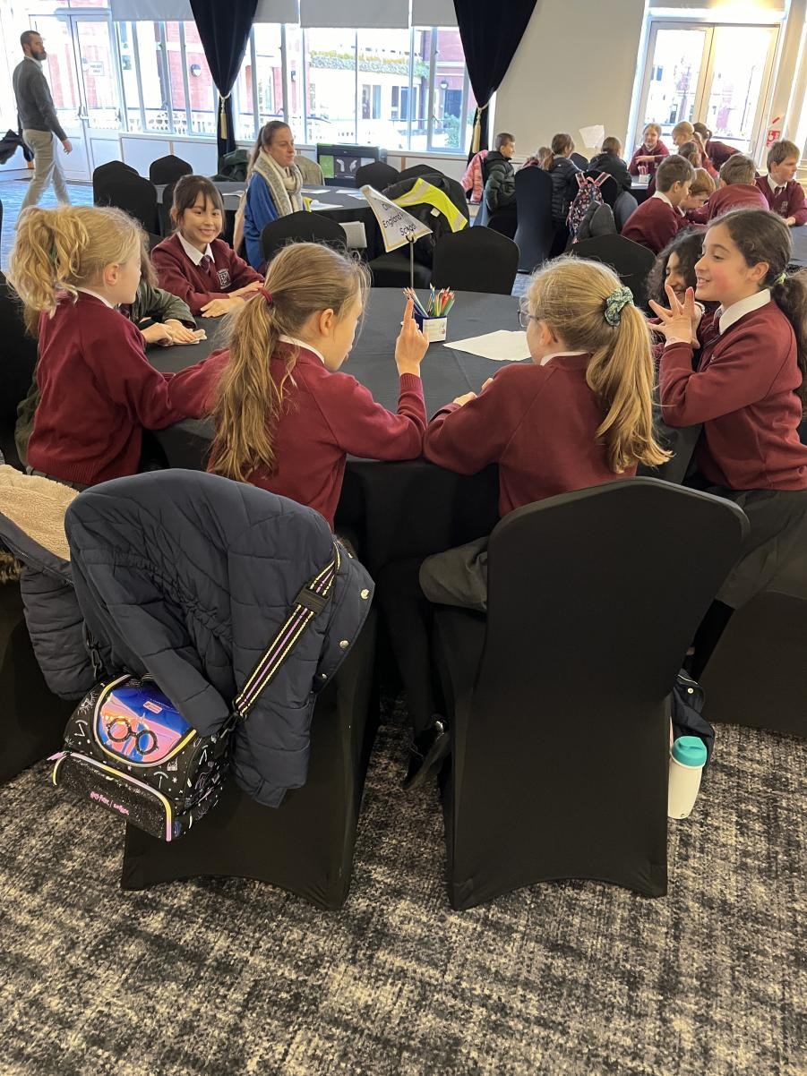 Year 6 attending a 'Mindfulness Roadshow' at Ascot Racecourse