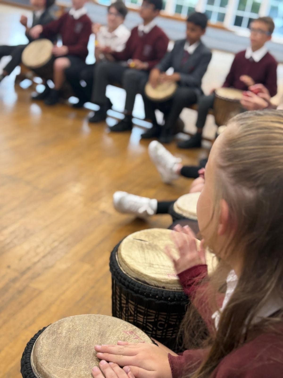 Whole-school African drumming workshops