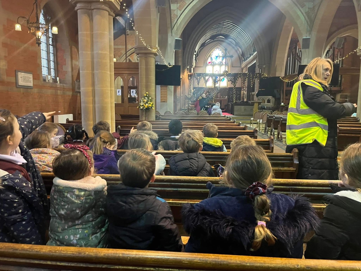 Holy Trinity church visit with Year 1