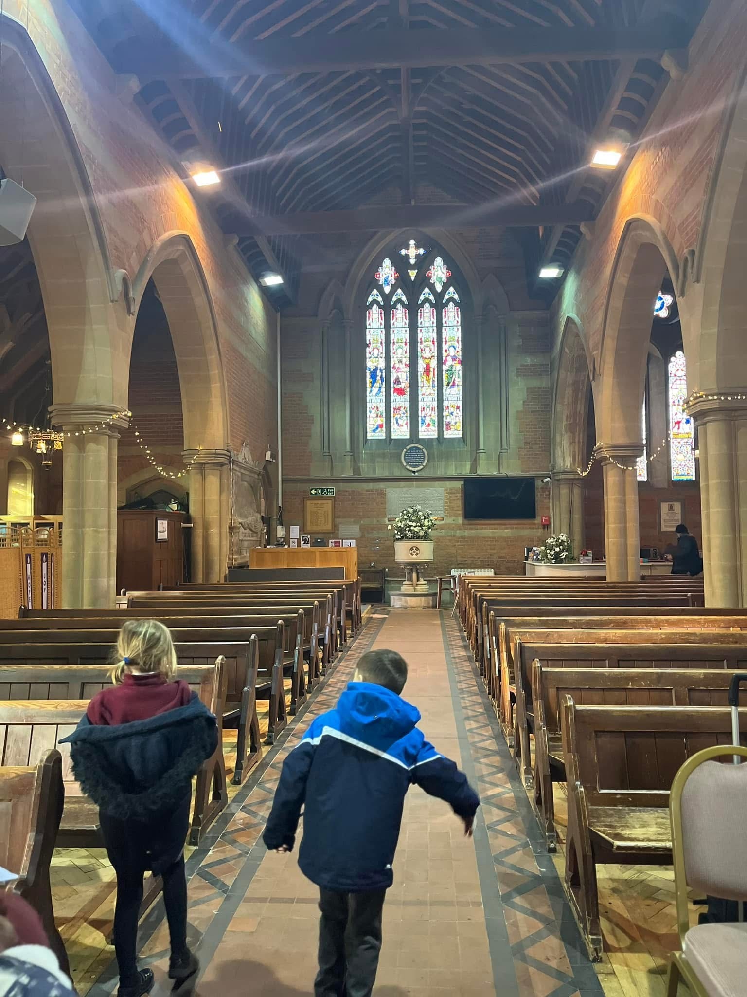 Holy Trinity church visit with Year 1