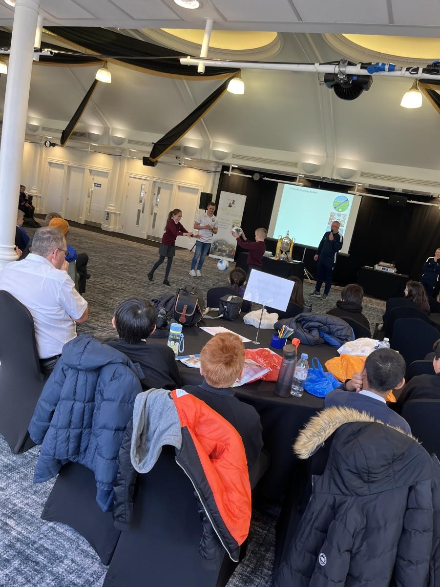 Year 6 attending a 'Mindfulness Roadshow' at Ascot Racecourse