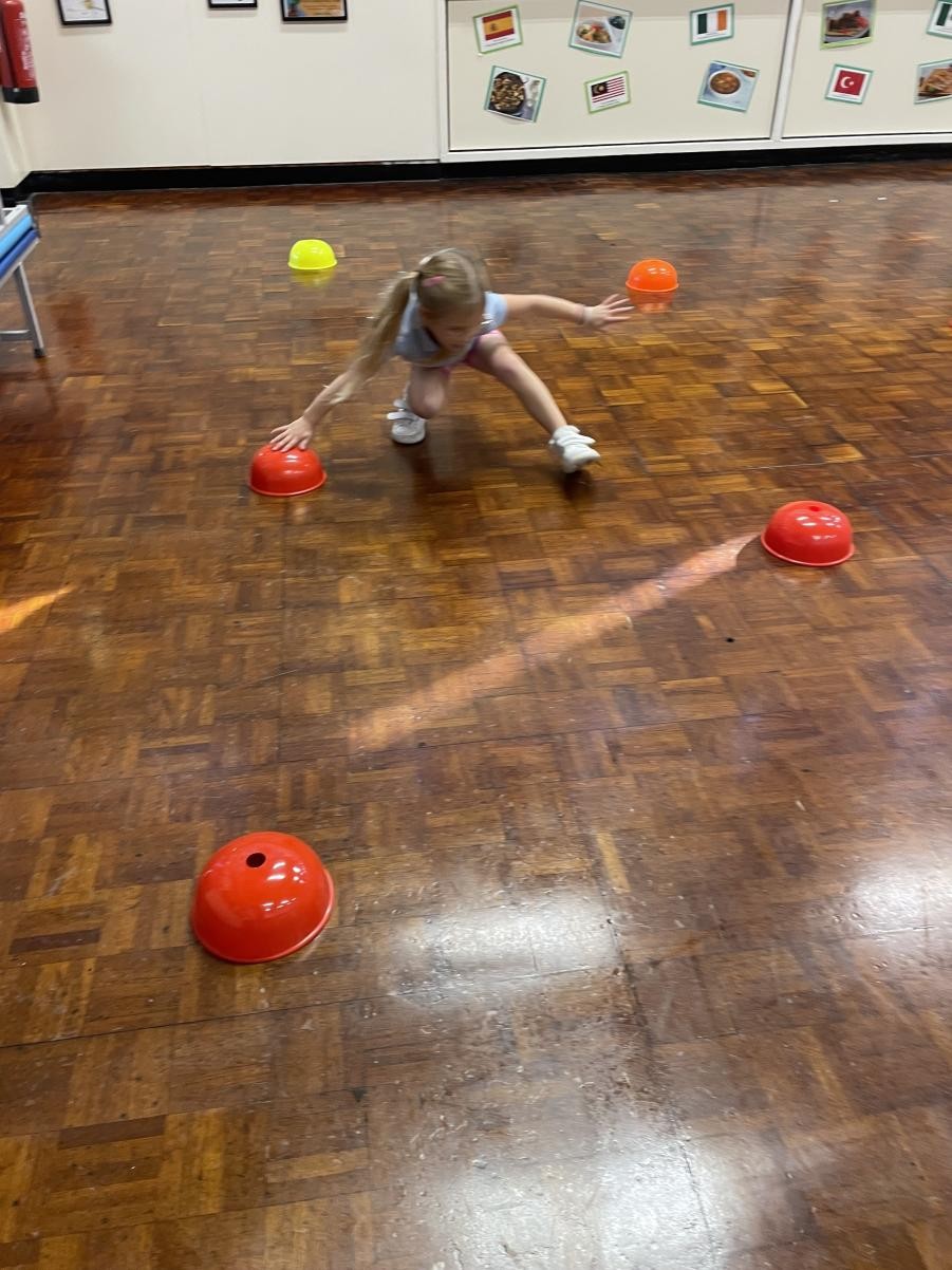 Year 1 practising agility skills