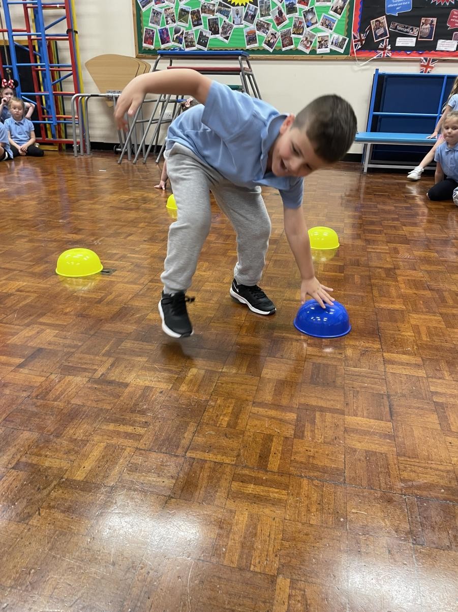 Year 1 practising agility skills