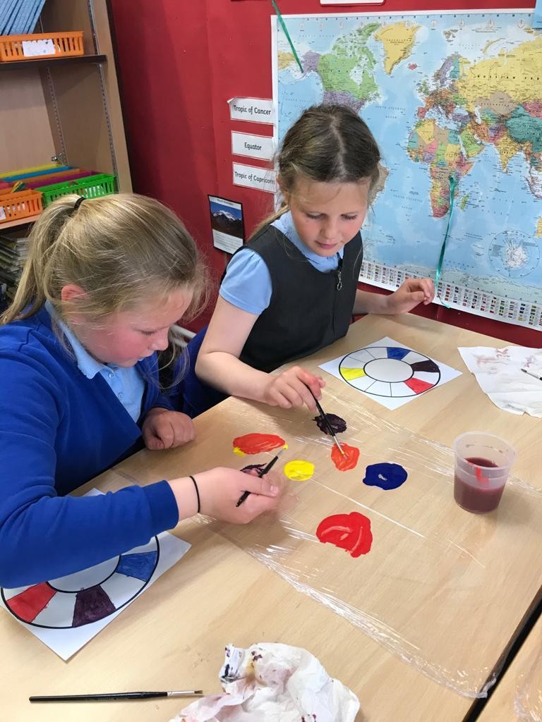 Y4 Mixing tertiary colours