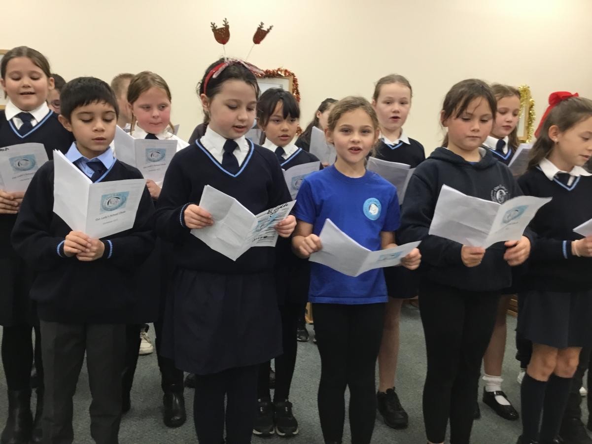 Children singing