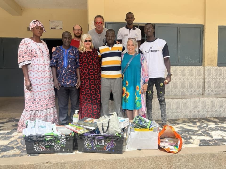 Donations from St Josephs  arrive in Gambia