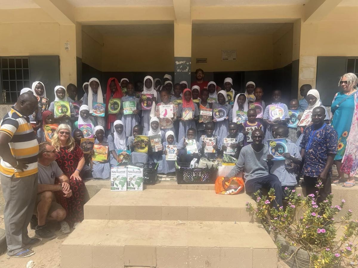 Books from St. Joseph's Primary School Reach Schools in Gambia! 