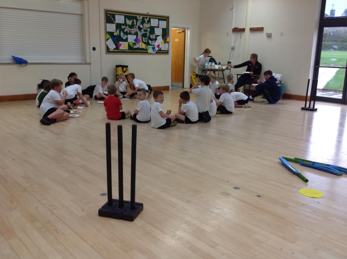 Last Cricket session with our Devon Cricket Coach - celebrated with Cricket Teas