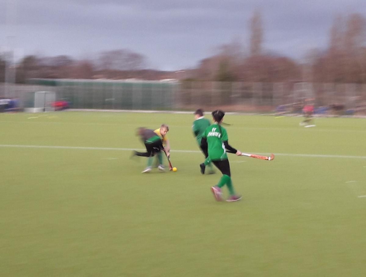 More running action on the pitch.