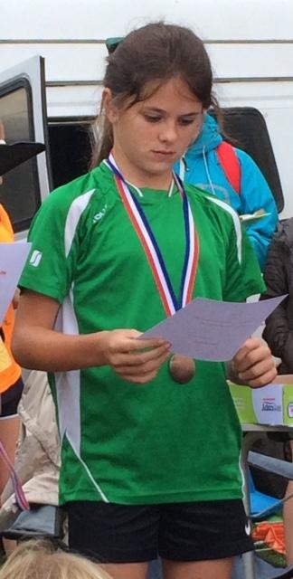2nd place in Year 5&6 Girls Race - fantastic run