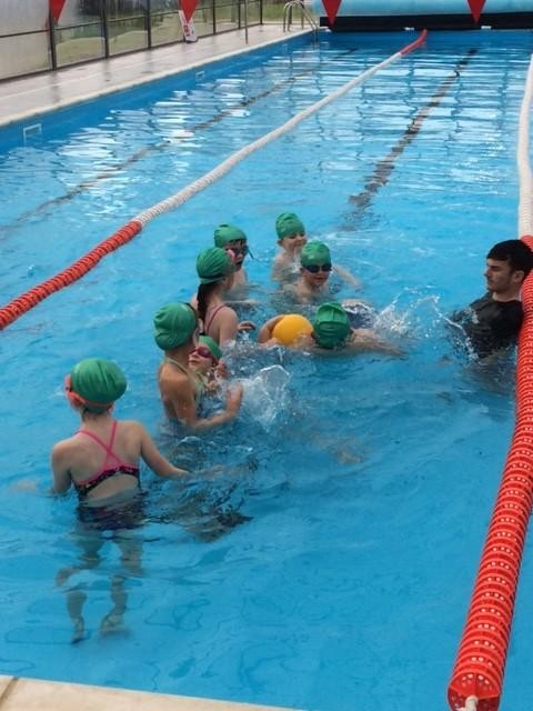 Green team working as one!