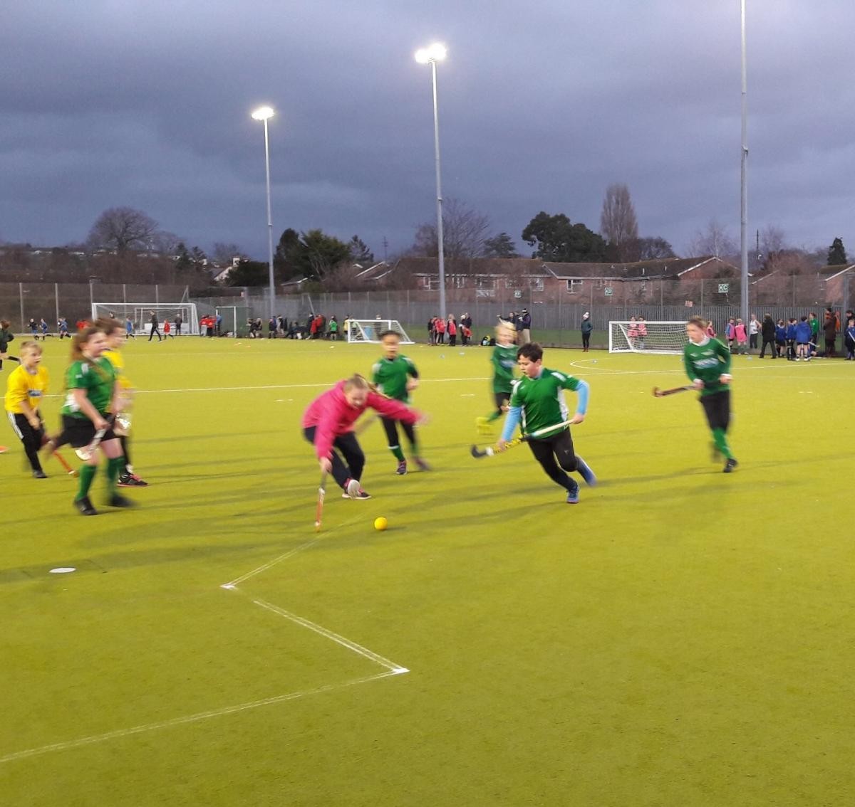 Action on the Quick Sticks Hockey Pitch.