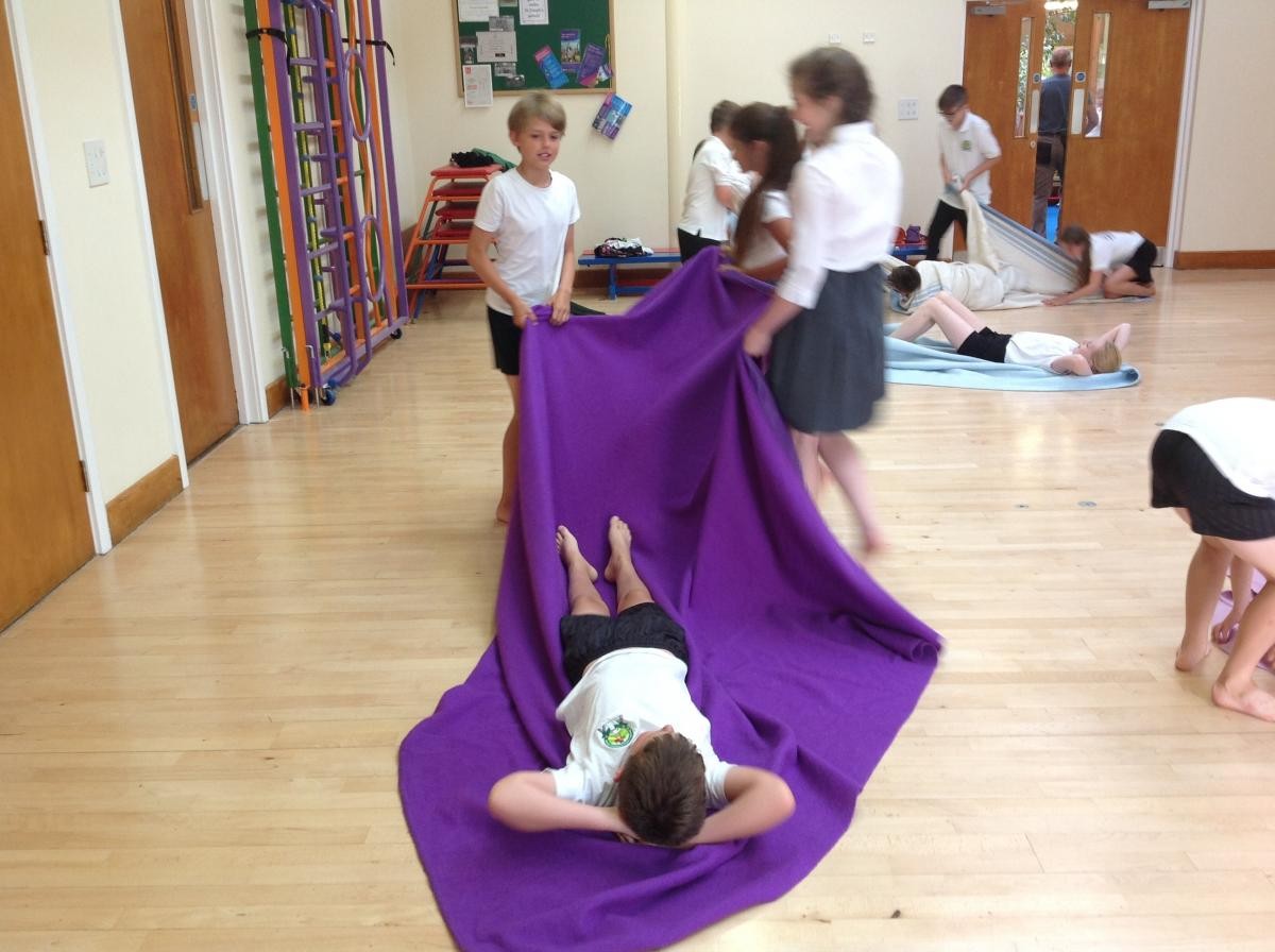 Looking after your friend on the blanket, Kevin head pillow position to keep your head safe too.