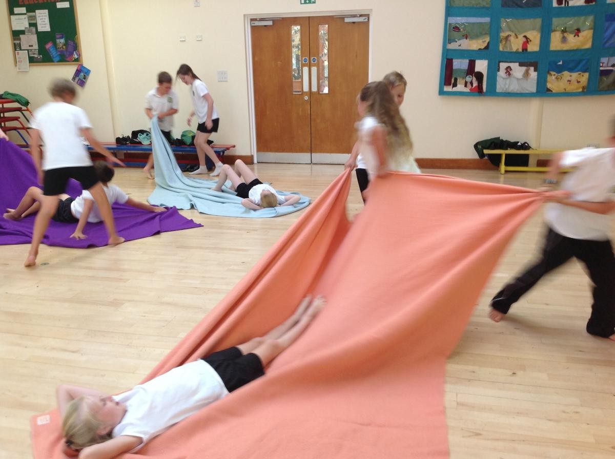 Co operation, team work, communication and all wrapped up with some simple fun.