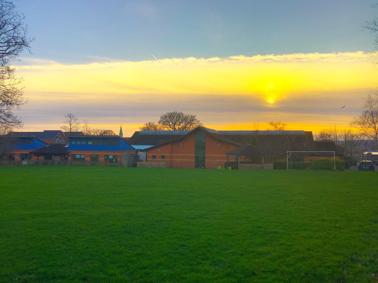 Our wonderful grounds as the sun sets on another great day at St Joseph's!