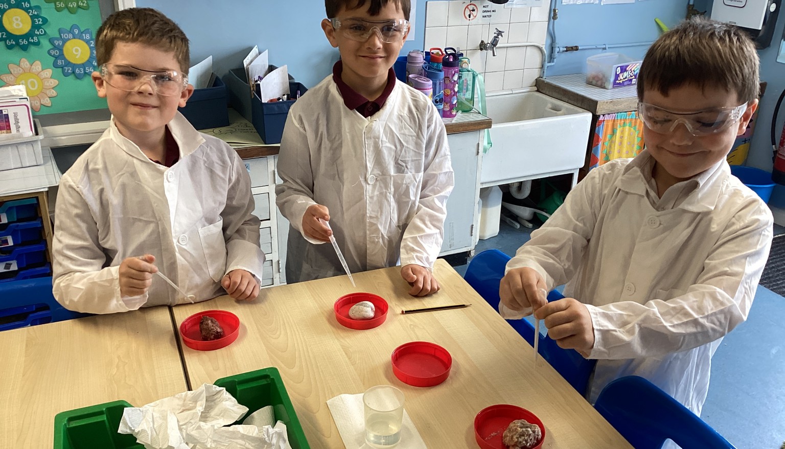 Petrologists in action!
