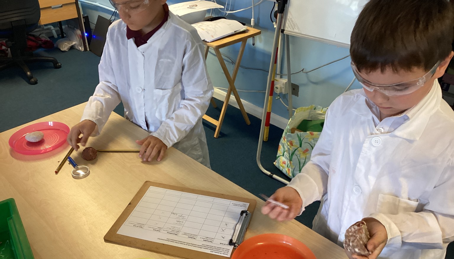 Petrologists in action!
