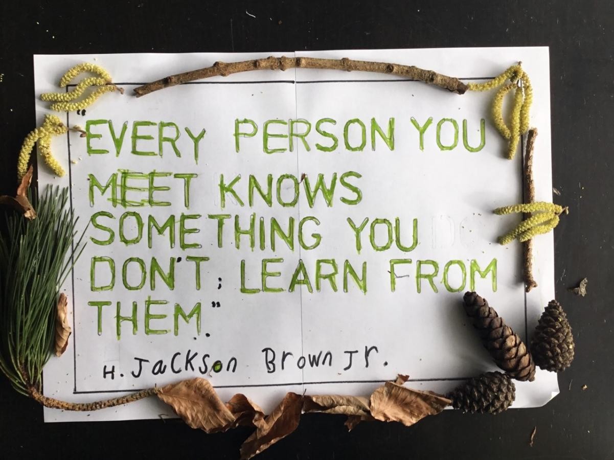 Nicolas's (Y1) Humility quote