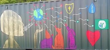 Our mural - Love and look after the world