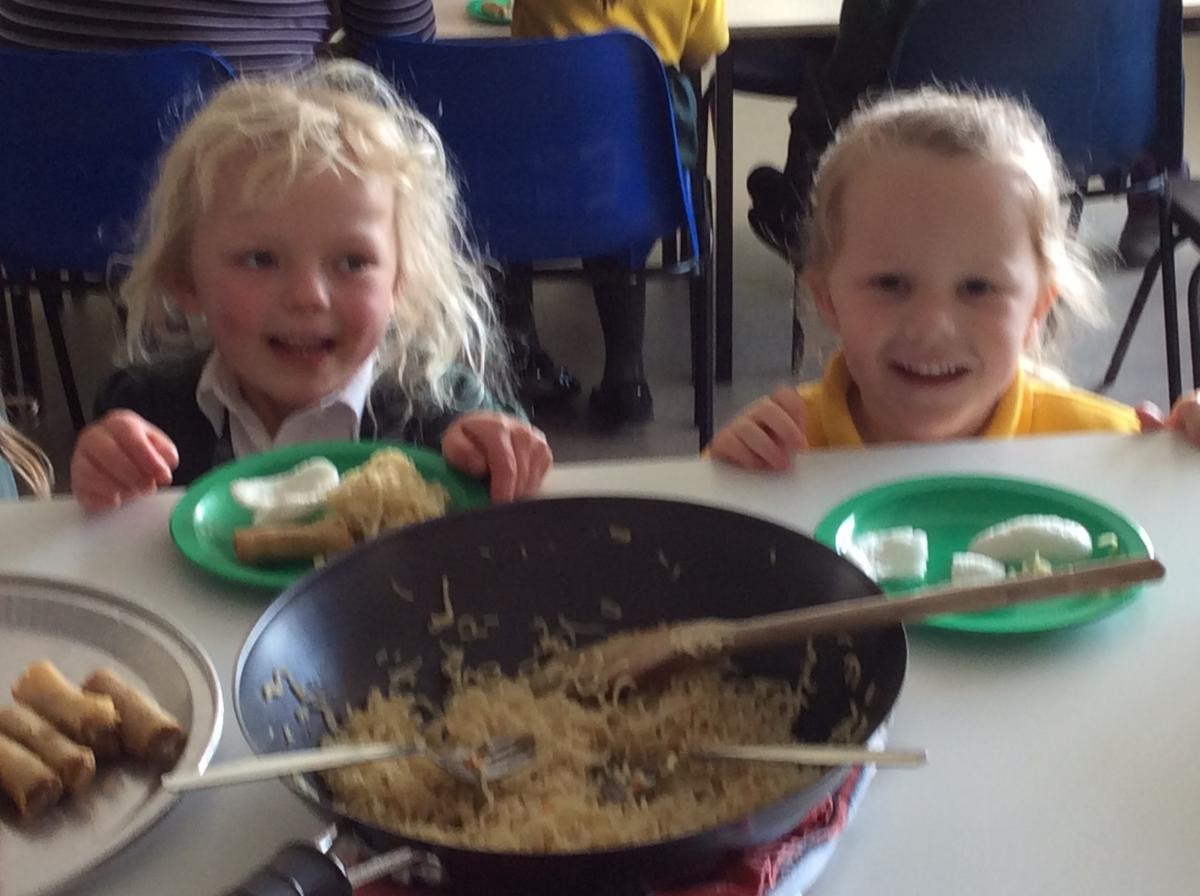 Tasting different food as we explore different cultures and countries. 