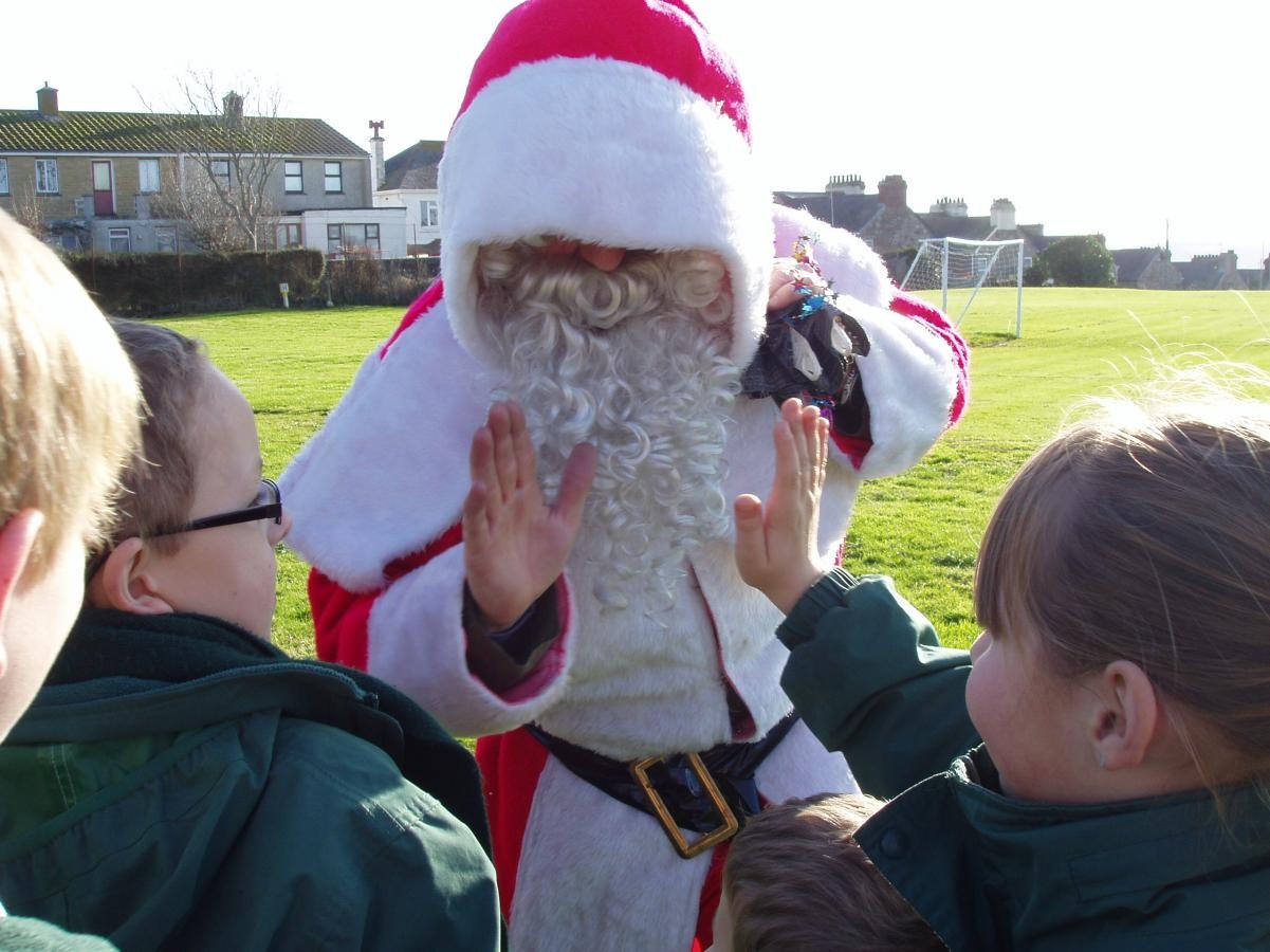 Father Christmas visits our Christmas party