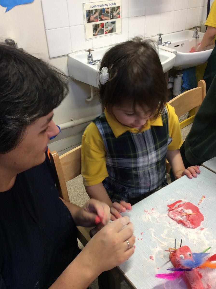 Chinese New Year celebration where we invited our parents to come and join our fun.